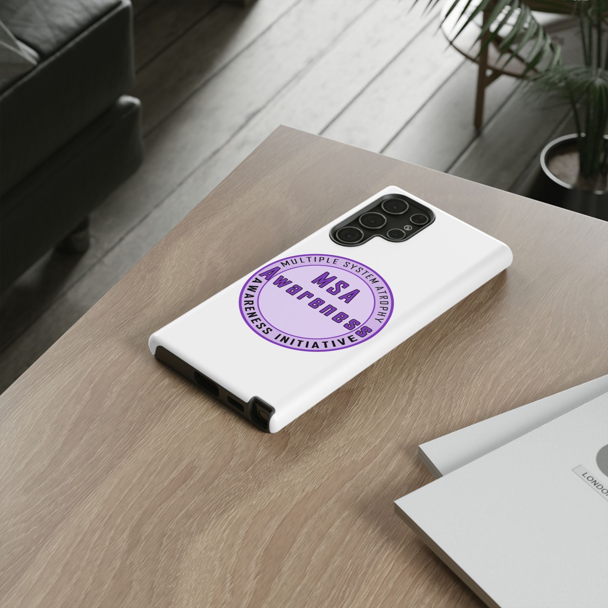 MSA Awareness Phone Case | Tough Cases for Support, Gift for Caregivers, Awareness Month, Customizable Design