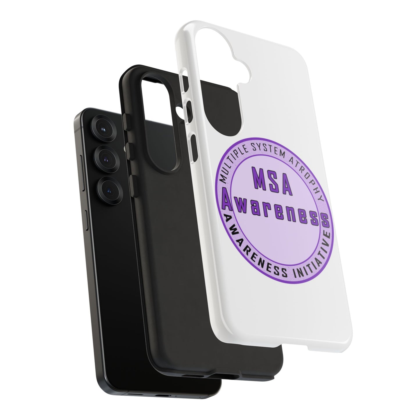 MSA Awareness Phone Case | Tough Cases for Support, Gift for Caregivers, Awareness Month, Customizable Design