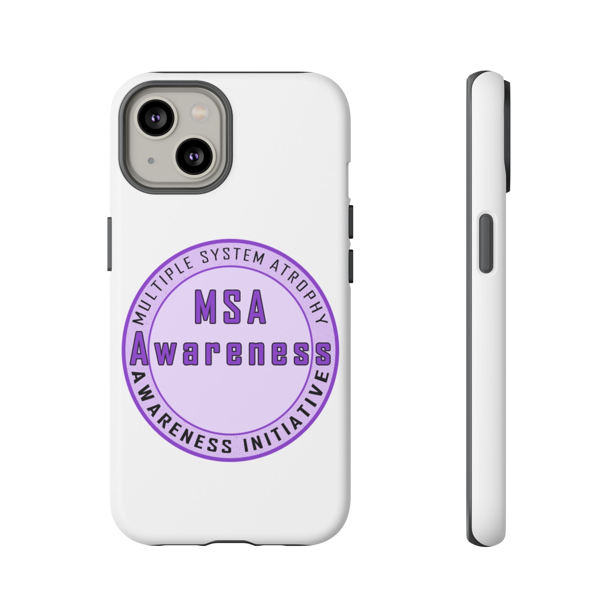 MSA Awareness Phone Case | Tough Cases for Support, Gift for Caregivers, Awareness Month, Customizable Design
