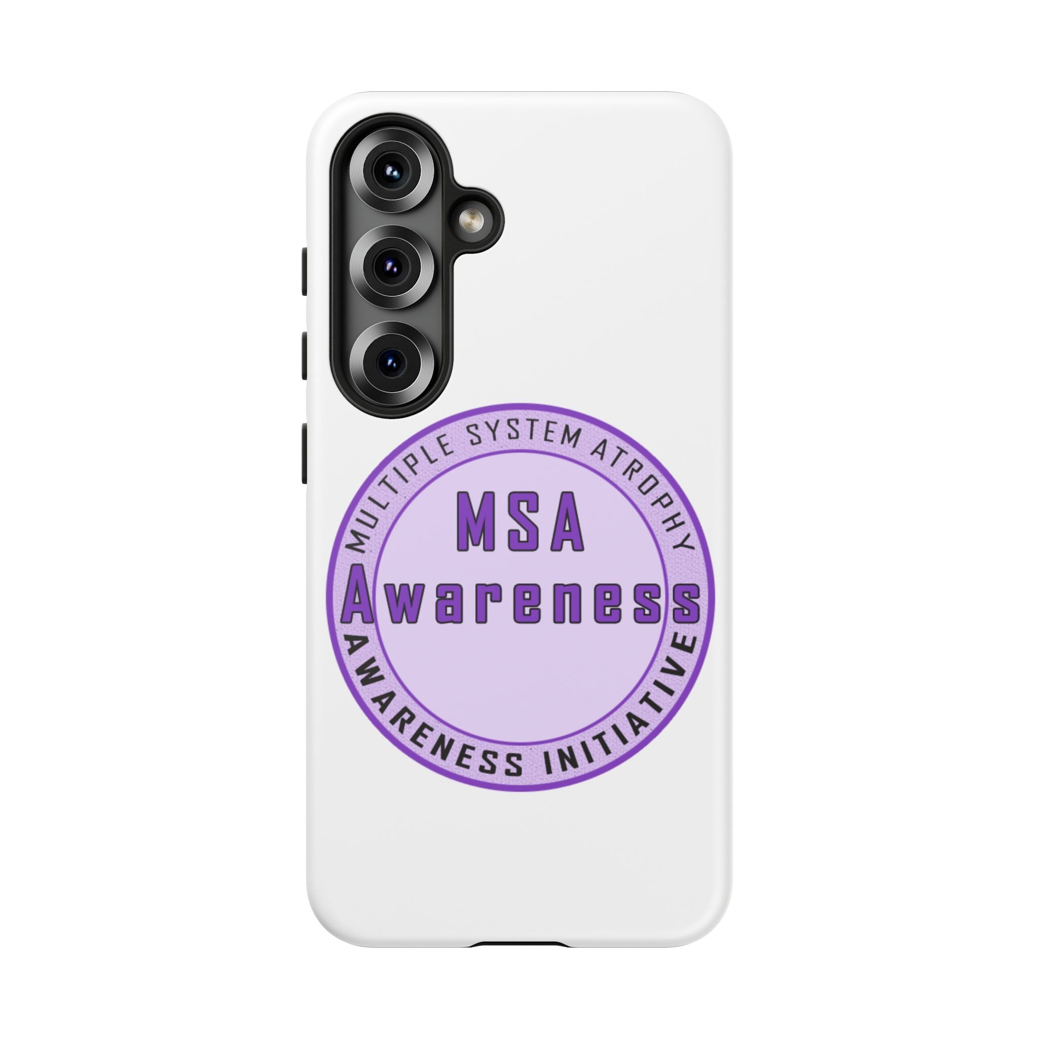 MSA Awareness Phone Case | Tough Cases for Support, Gift for Caregivers, Awareness Month, Customizable Design