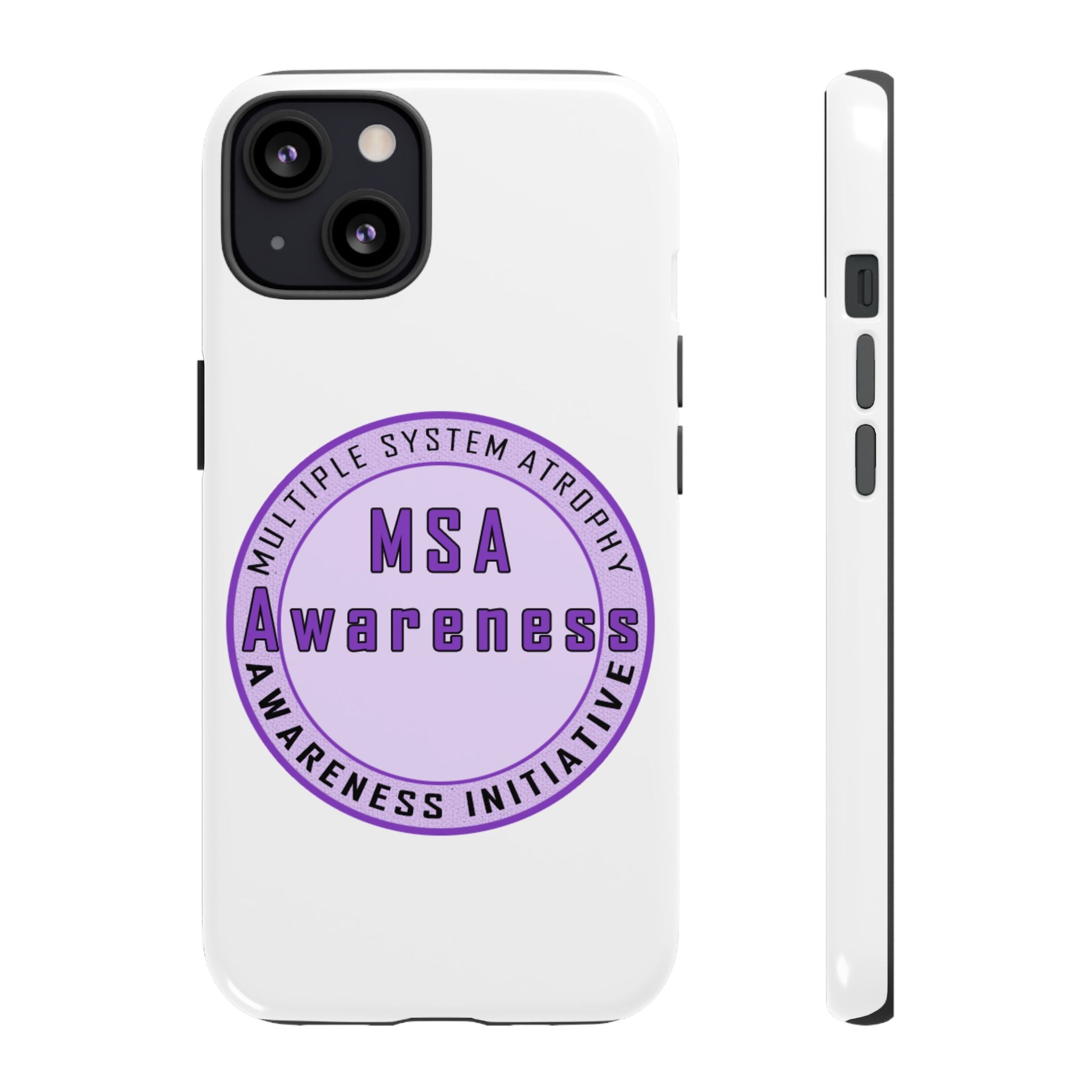 MSA Awareness Phone Case | Tough Cases for Support, Gift for Caregivers, Awareness Month, Customizable Design