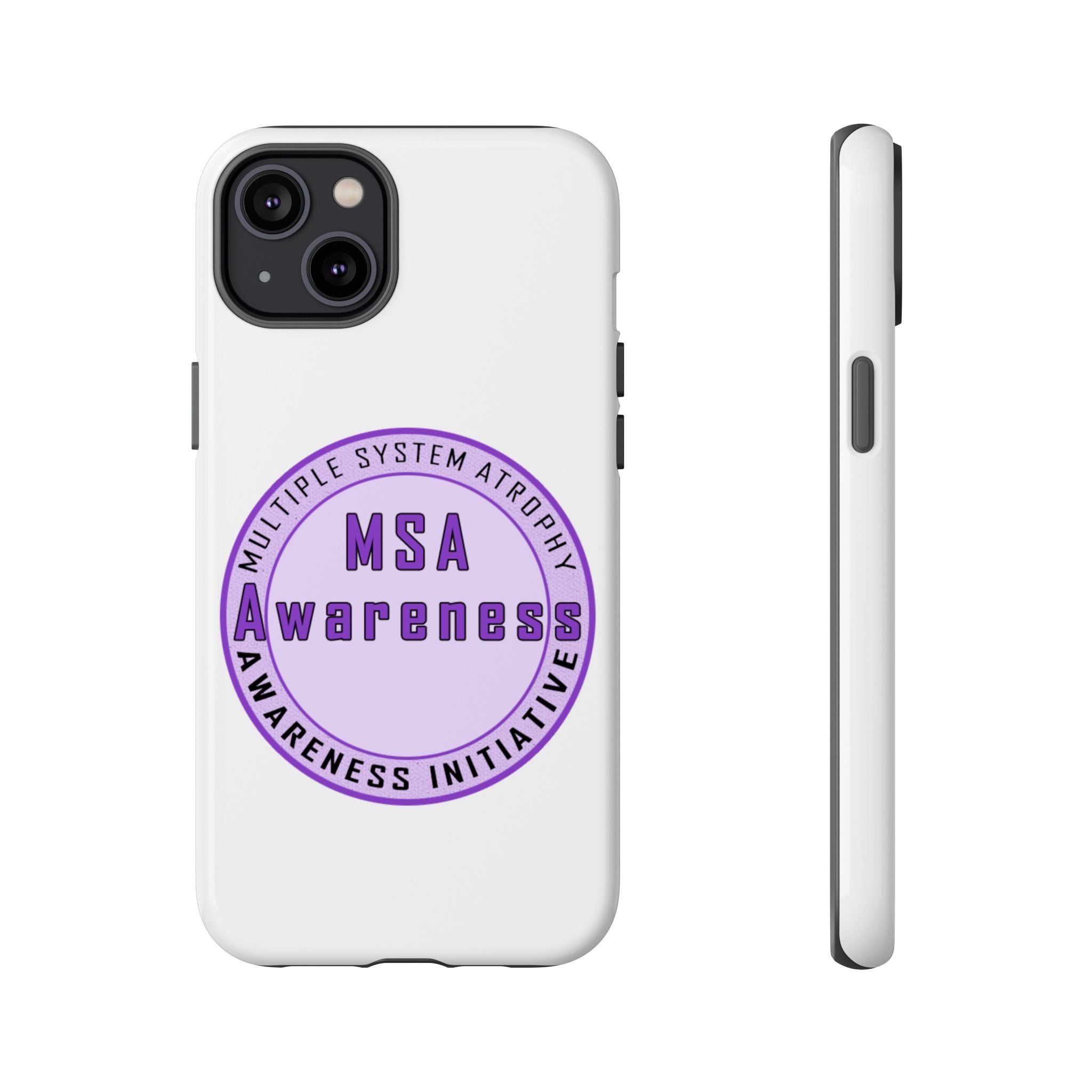 MSA Awareness Phone Case | Tough Cases for Support, Gift for Caregivers, Awareness Month, Customizable Design