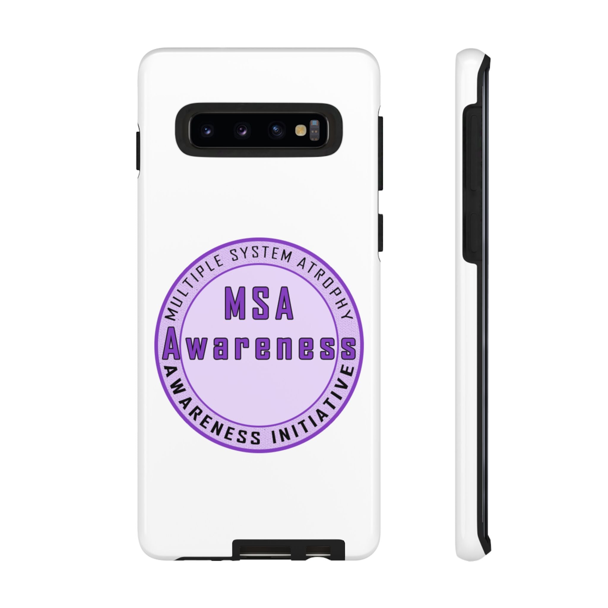MSA Awareness Phone Case | Tough Cases for Support, Gift for Caregivers, Awareness Month, Customizable Design