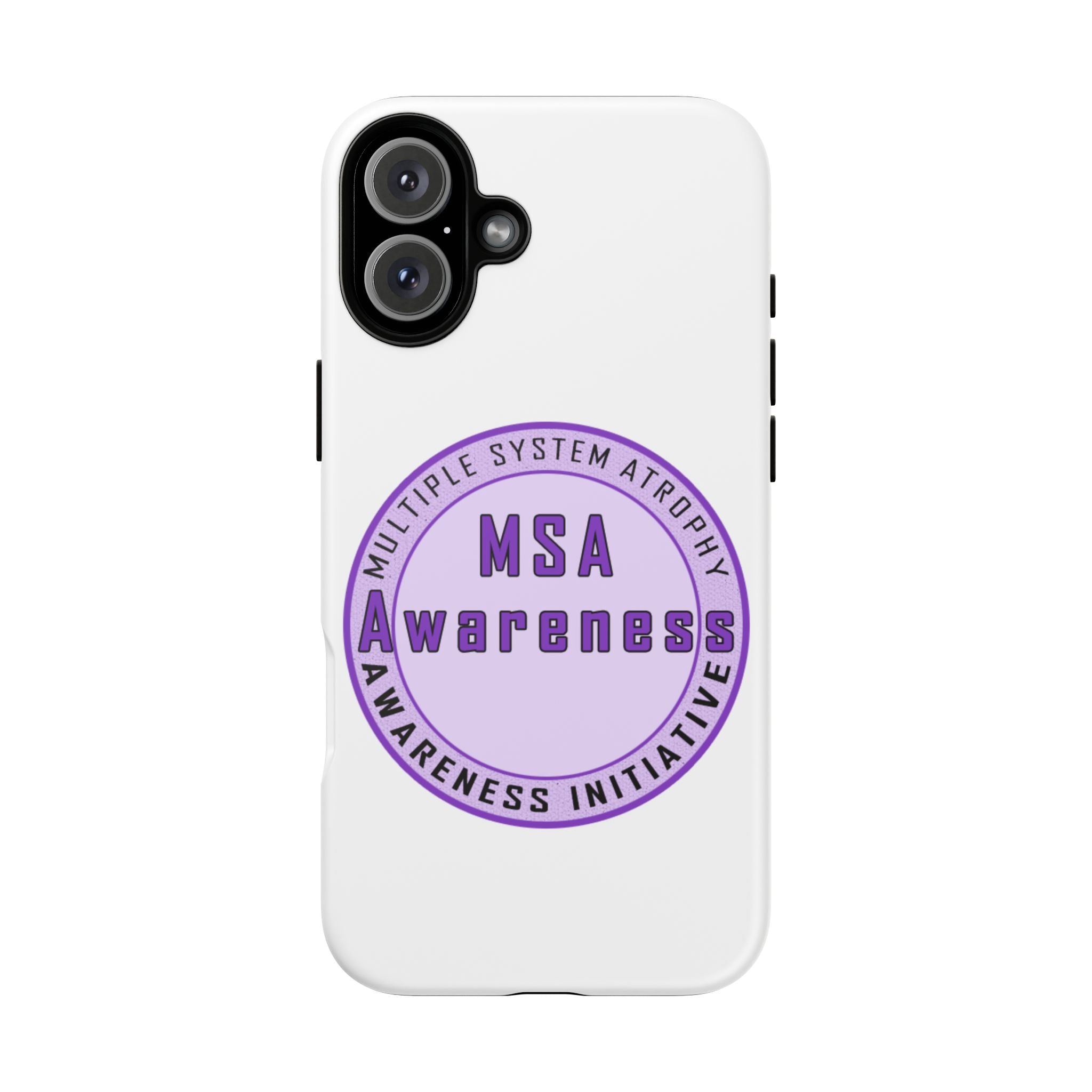 MSA Awareness Phone Case | Tough Cases for Support, Gift for Caregivers, Awareness Month, Customizable Design