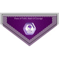Clip-on Pet Bandana - Paws of Faith, Heart of Courage, Dog Accessory, Pet Gift, Dog Bandana for Special Occasions, Stylish Pet Wear