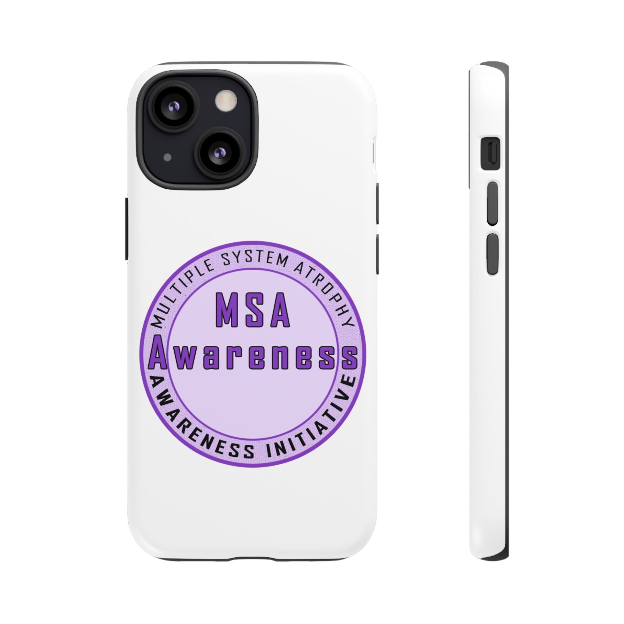 MSA Awareness Phone Case | Tough Cases for Support, Gift for Caregivers, Awareness Month, Customizable Design