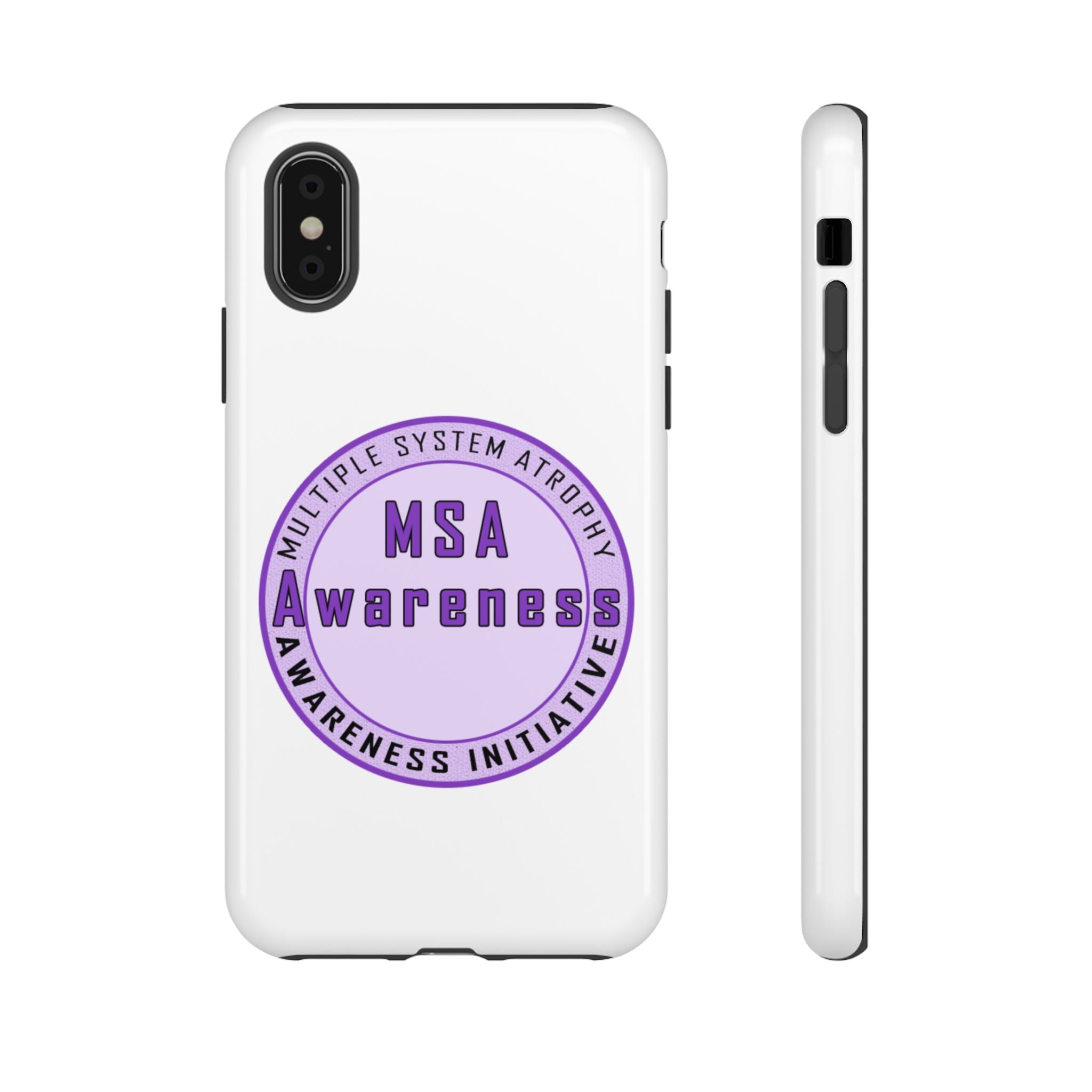 MSA Awareness Phone Case | Tough Cases for Support, Gift for Caregivers, Awareness Month, Customizable Design