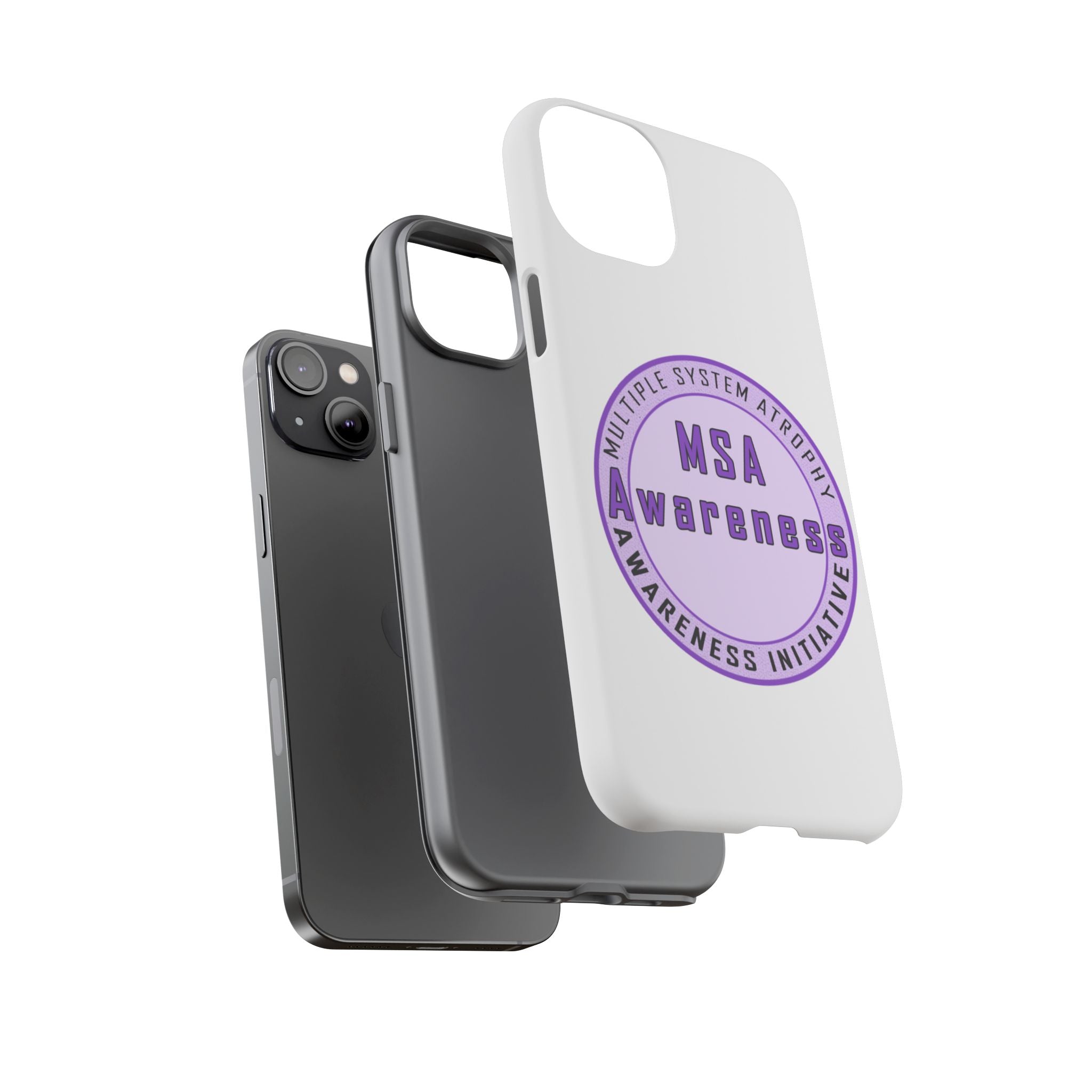 MSA Awareness Phone Case | Tough Cases for Support, Gift for Caregivers, Awareness Month, Customizable Design