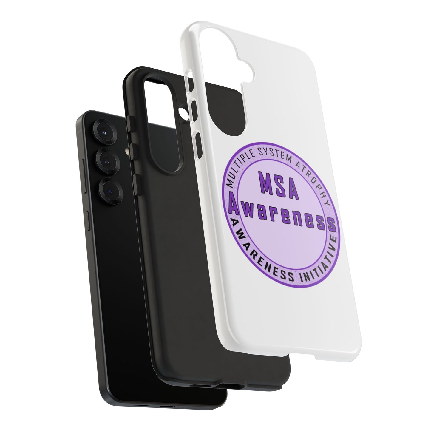 MSA Awareness Phone Case | Tough Cases for Support, Gift for Caregivers, Awareness Month, Customizable Design