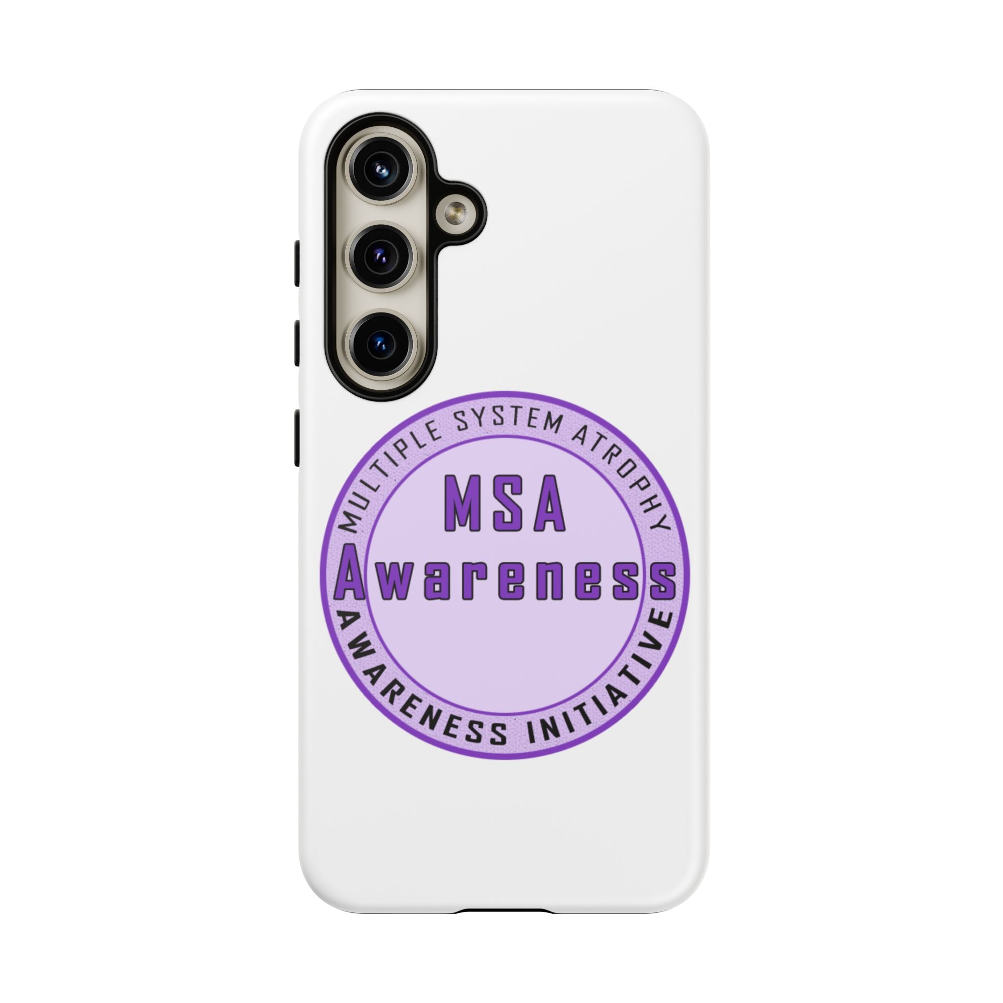 MSA Awareness Phone Case | Tough Cases for Support, Gift for Caregivers, Awareness Month, Customizable Design
