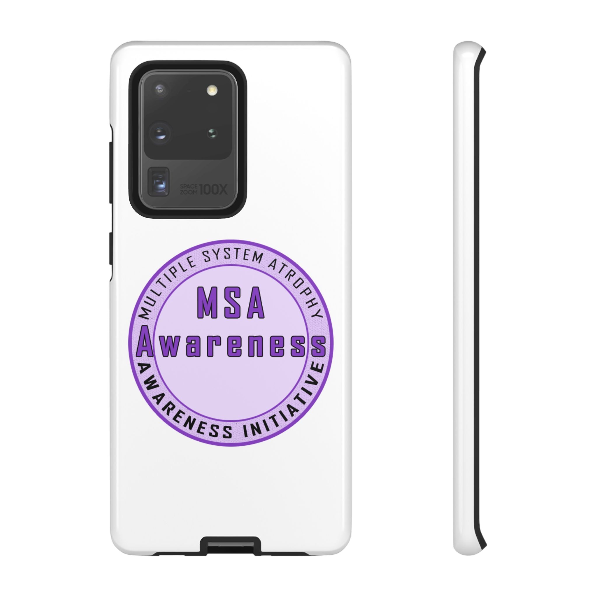 MSA Awareness Phone Case | Tough Cases for Support, Gift for Caregivers, Awareness Month, Customizable Design