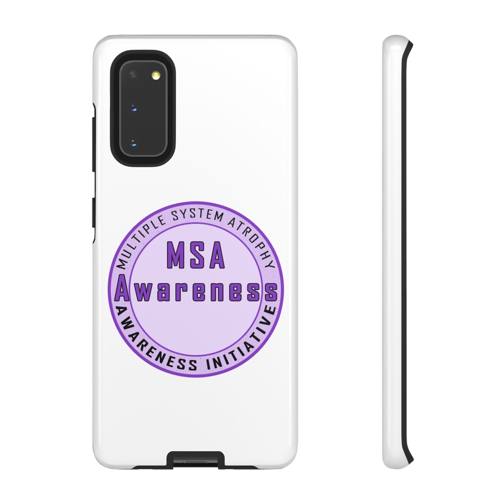 MSA Awareness Phone Case | Tough Cases for Support, Gift for Caregivers, Awareness Month, Customizable Design