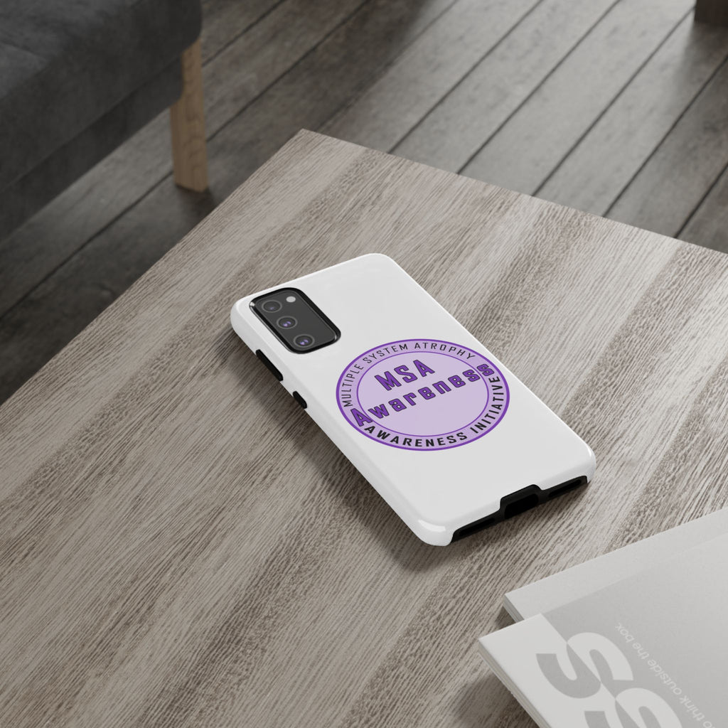 MSA Awareness Phone Case | Tough Cases for Support, Gift for Caregivers, Awareness Month, Customizable Design