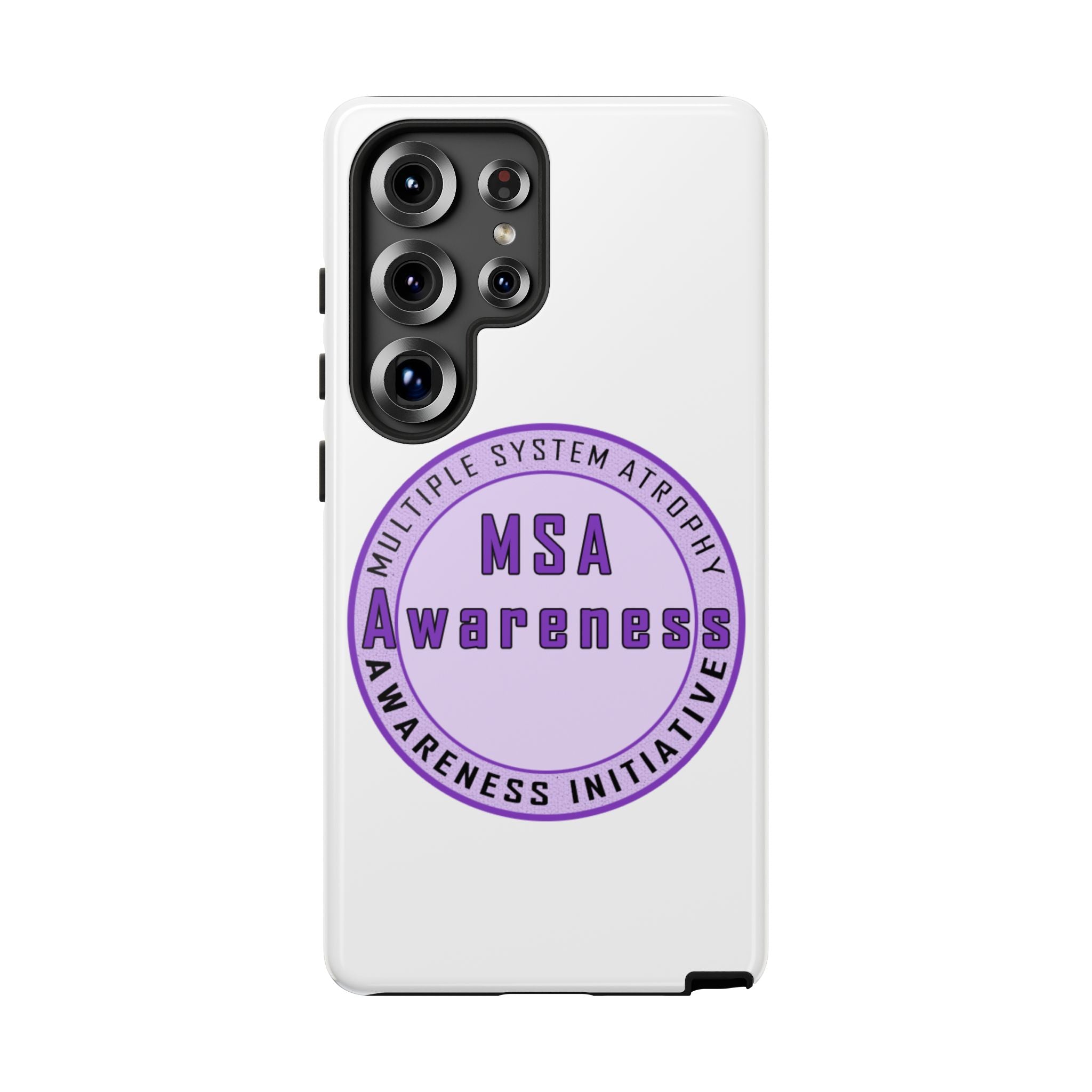 MSA Awareness Phone Case | Tough Cases for Support, Gift for Caregivers, Awareness Month, Customizable Design