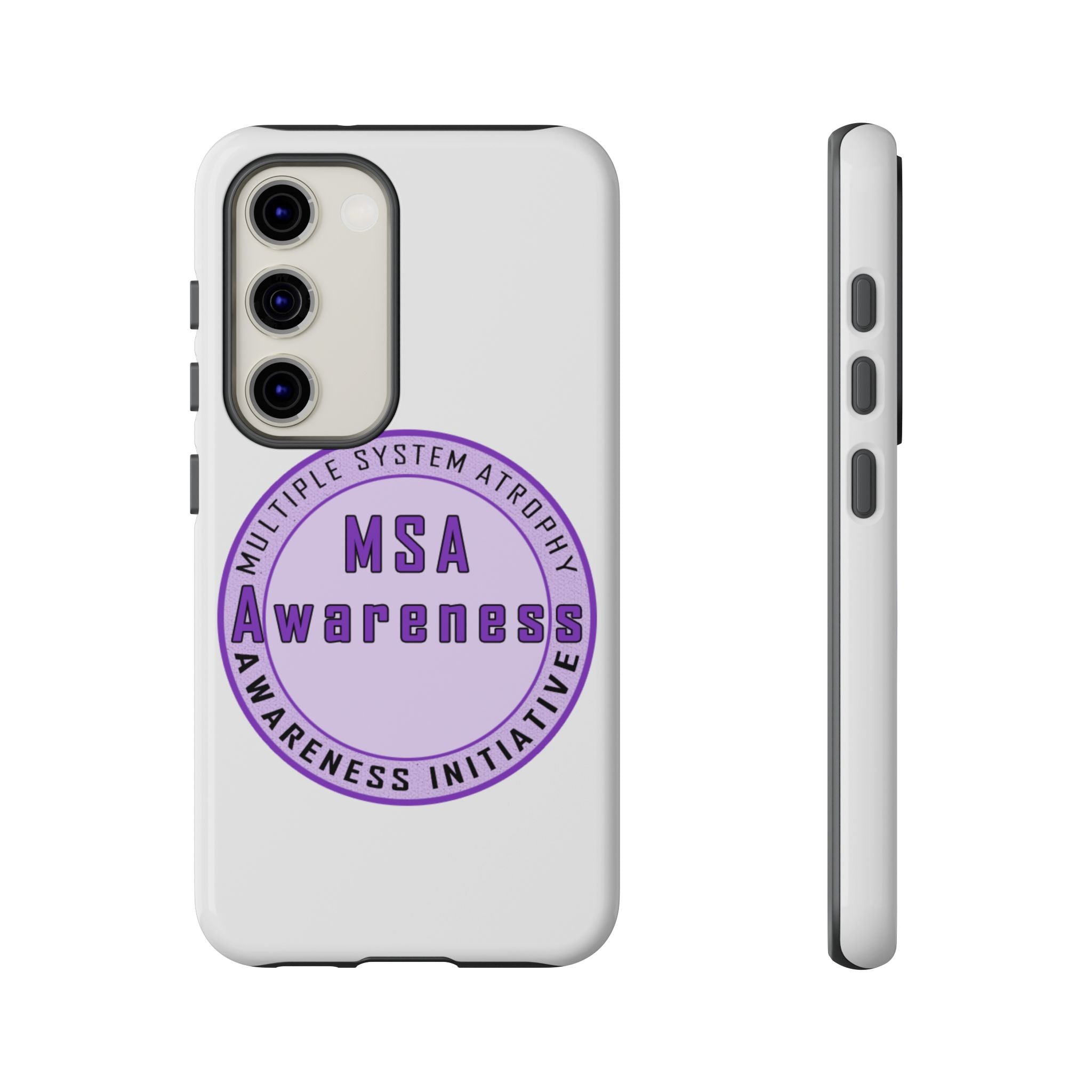 MSA Awareness Phone Case | Tough Cases for Support, Gift for Caregivers, Awareness Month, Customizable Design