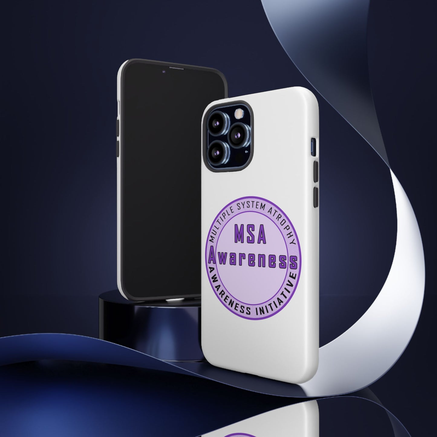 MSA Awareness Phone Case | Tough Cases for Support, Gift for Caregivers, Awareness Month, Customizable Design
