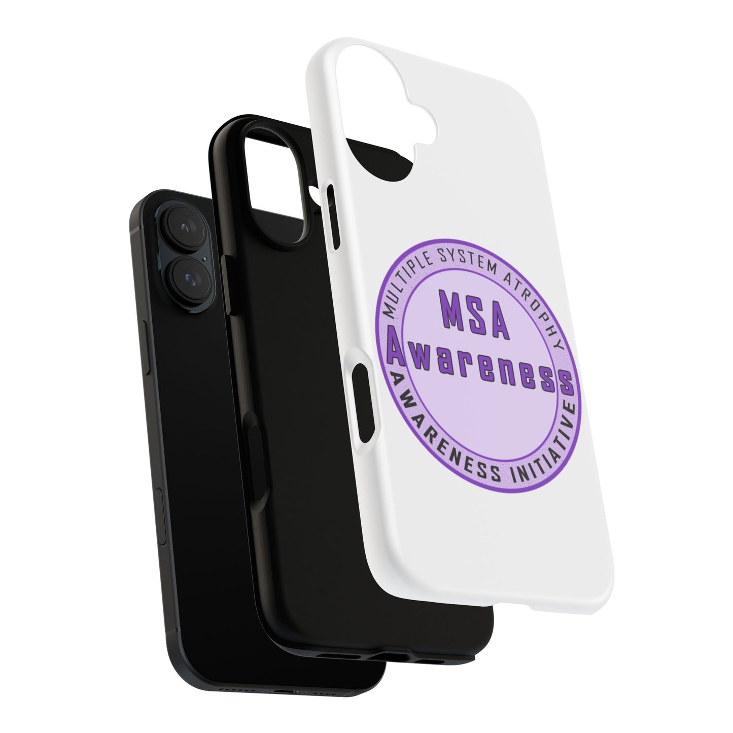 MSA Awareness Phone Case | Tough Cases for Support, Gift for Caregivers, Awareness Month, Customizable Design