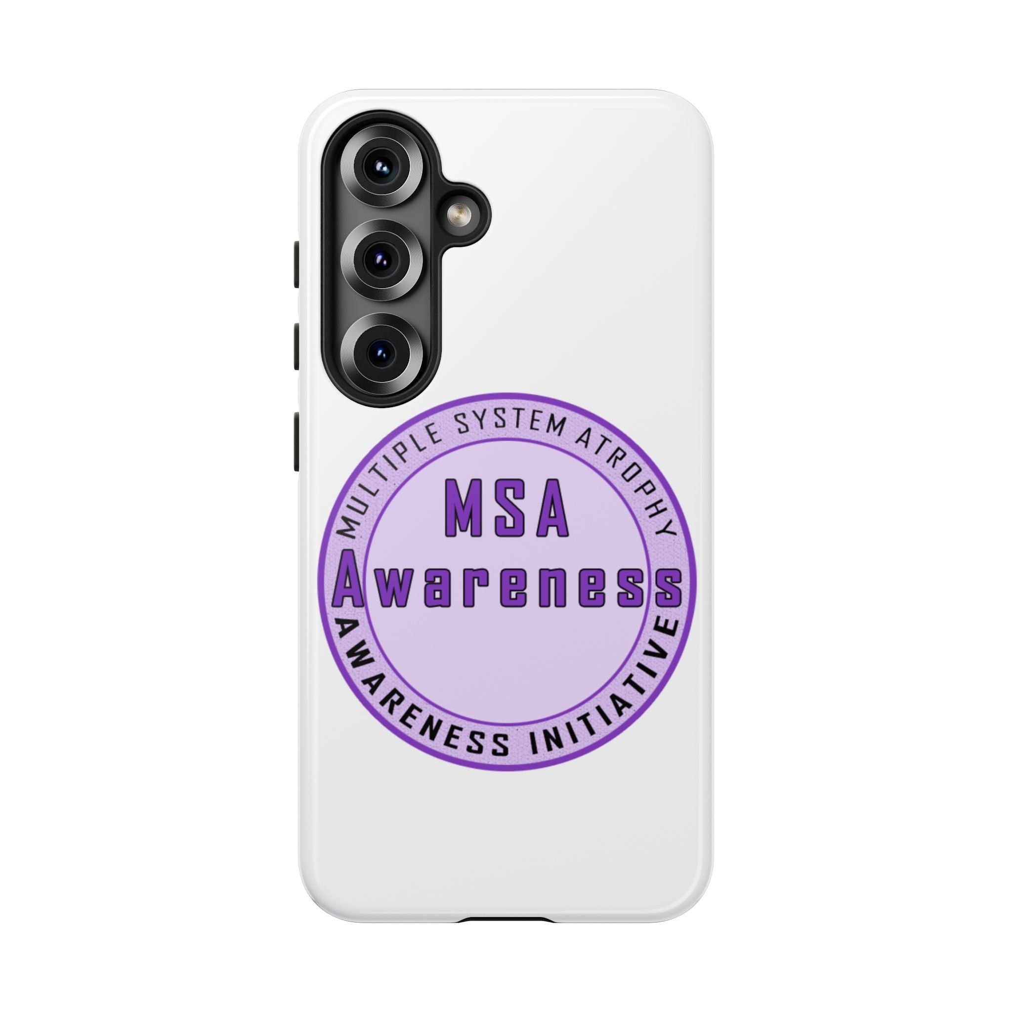 MSA Awareness Phone Case | Tough Cases for Support, Gift for Caregivers, Awareness Month, Customizable Design