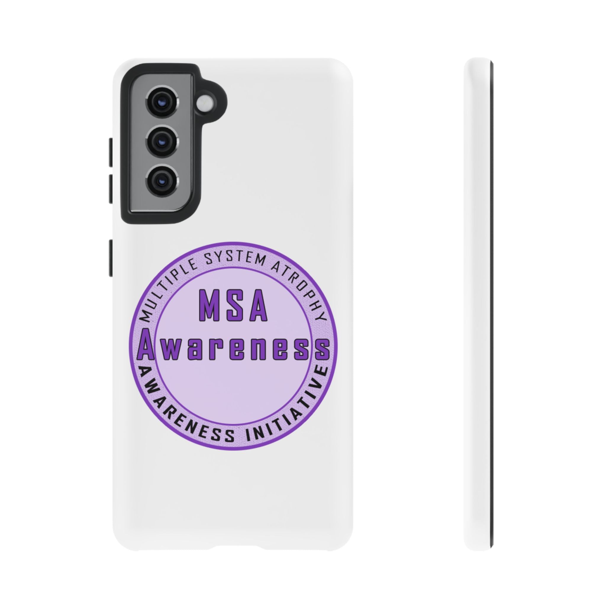 MSA Awareness Phone Case | Tough Cases for Support, Gift for Caregivers, Awareness Month, Customizable Design