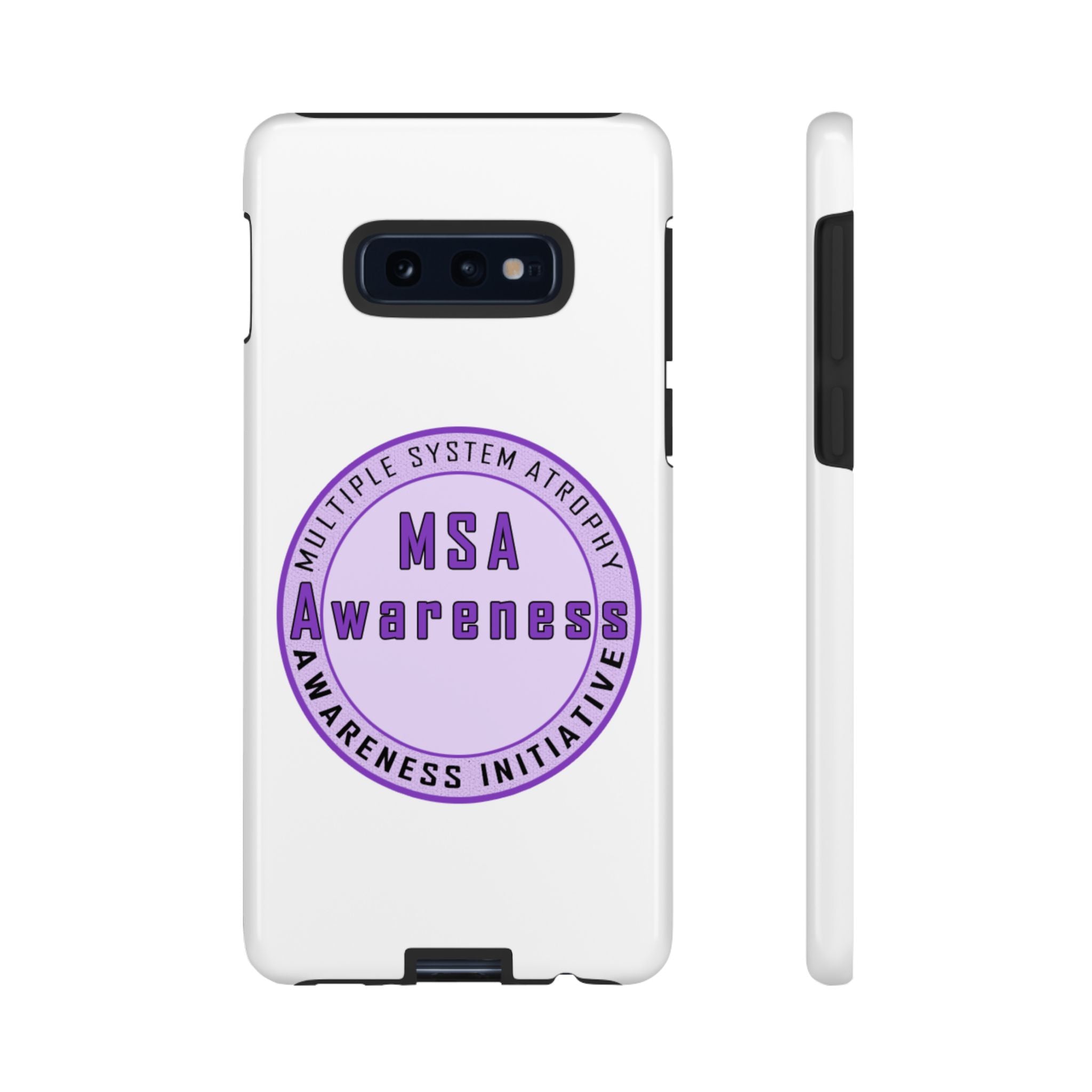 MSA Awareness Phone Case | Tough Cases for Support, Gift for Caregivers, Awareness Month, Customizable Design