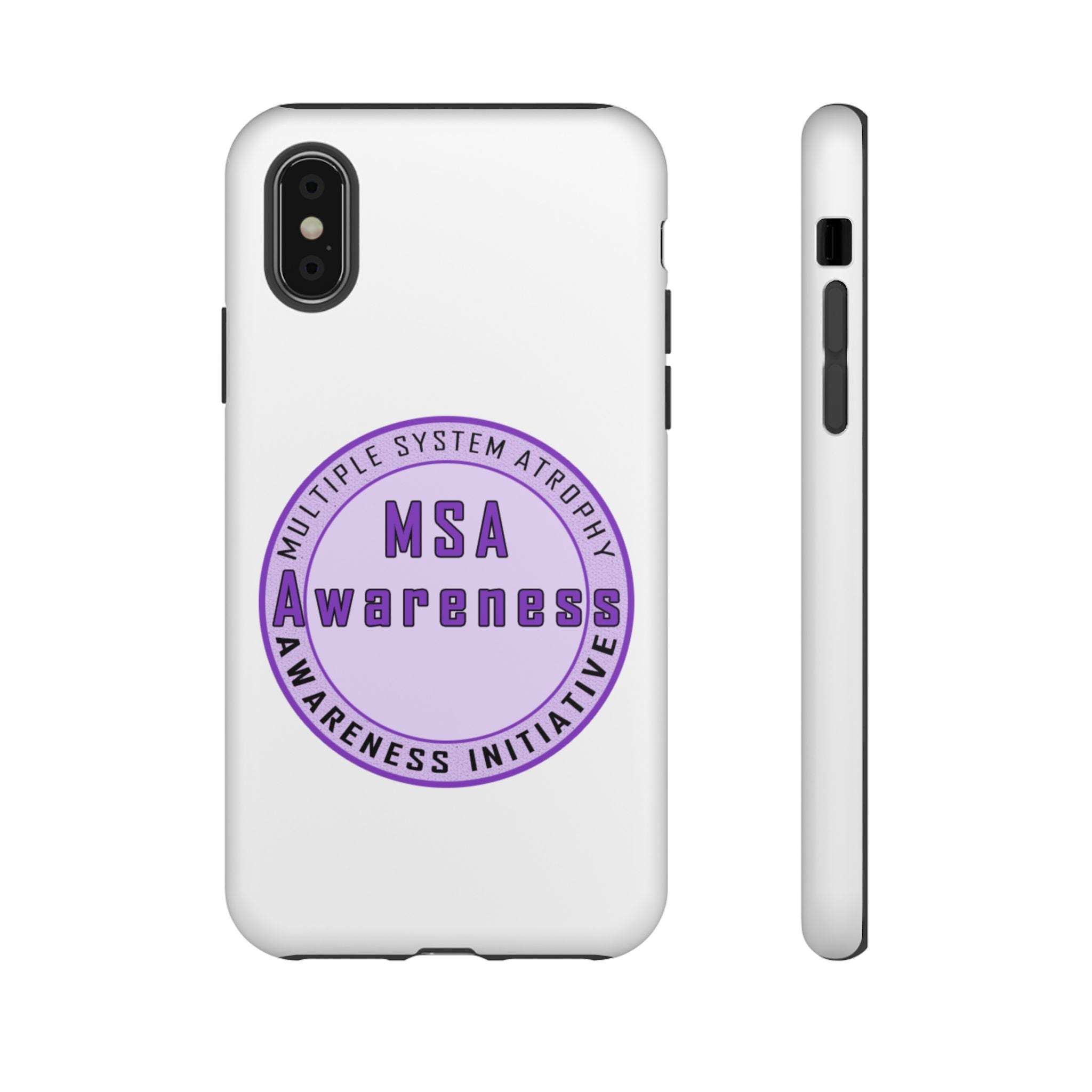 MSA Awareness Phone Case | Tough Cases for Support, Gift for Caregivers, Awareness Month, Customizable Design