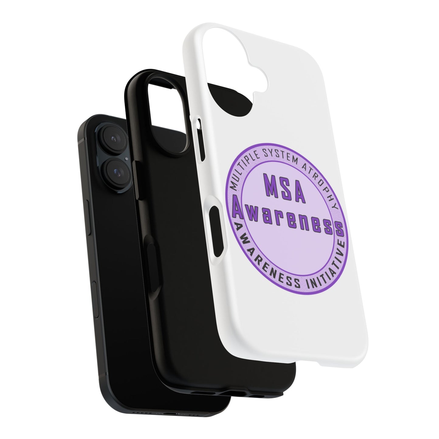 MSA Awareness Phone Case | Tough Cases for Support, Gift for Caregivers, Awareness Month, Customizable Design