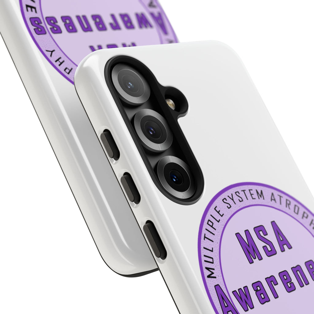 MSA Awareness Phone Case | Tough Cases for Support, Gift for Caregivers, Awareness Month, Customizable Design