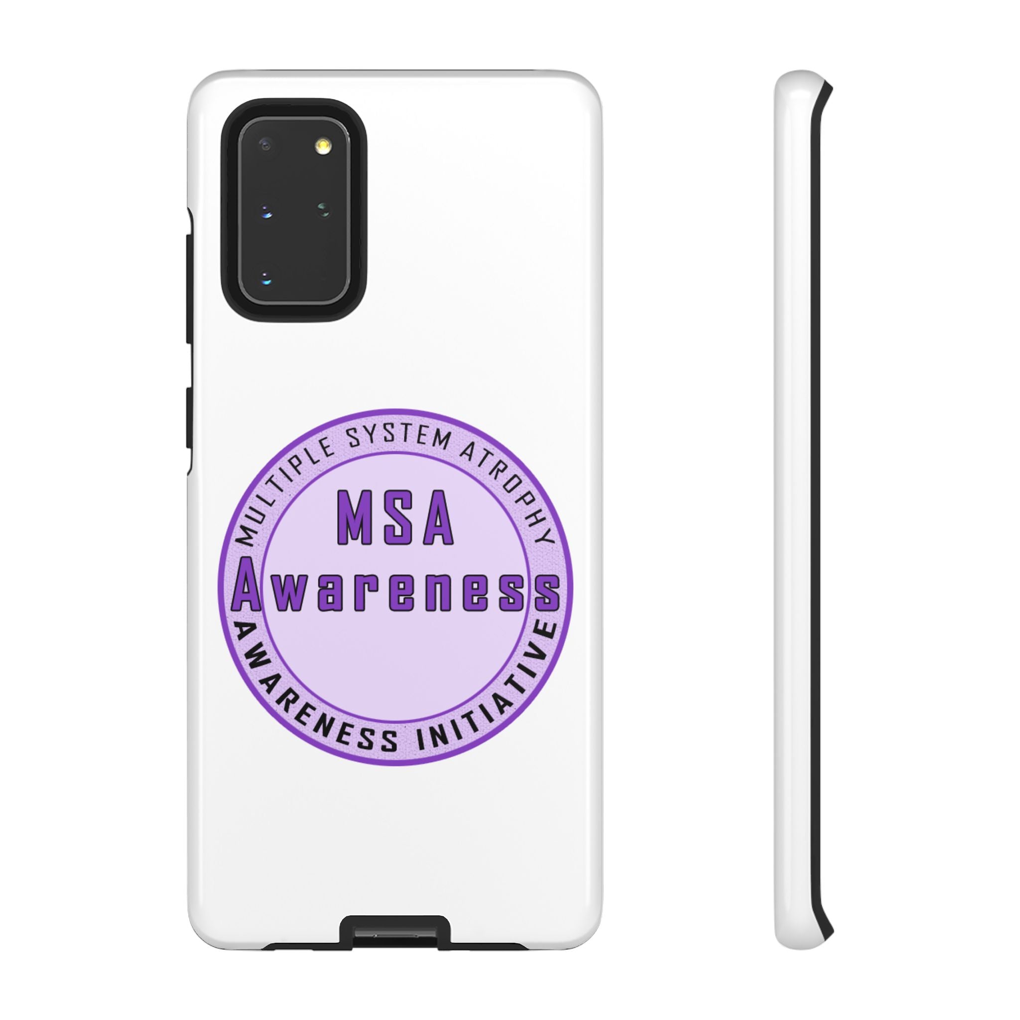 MSA Awareness Phone Case | Tough Cases for Support, Gift for Caregivers, Awareness Month, Customizable Design