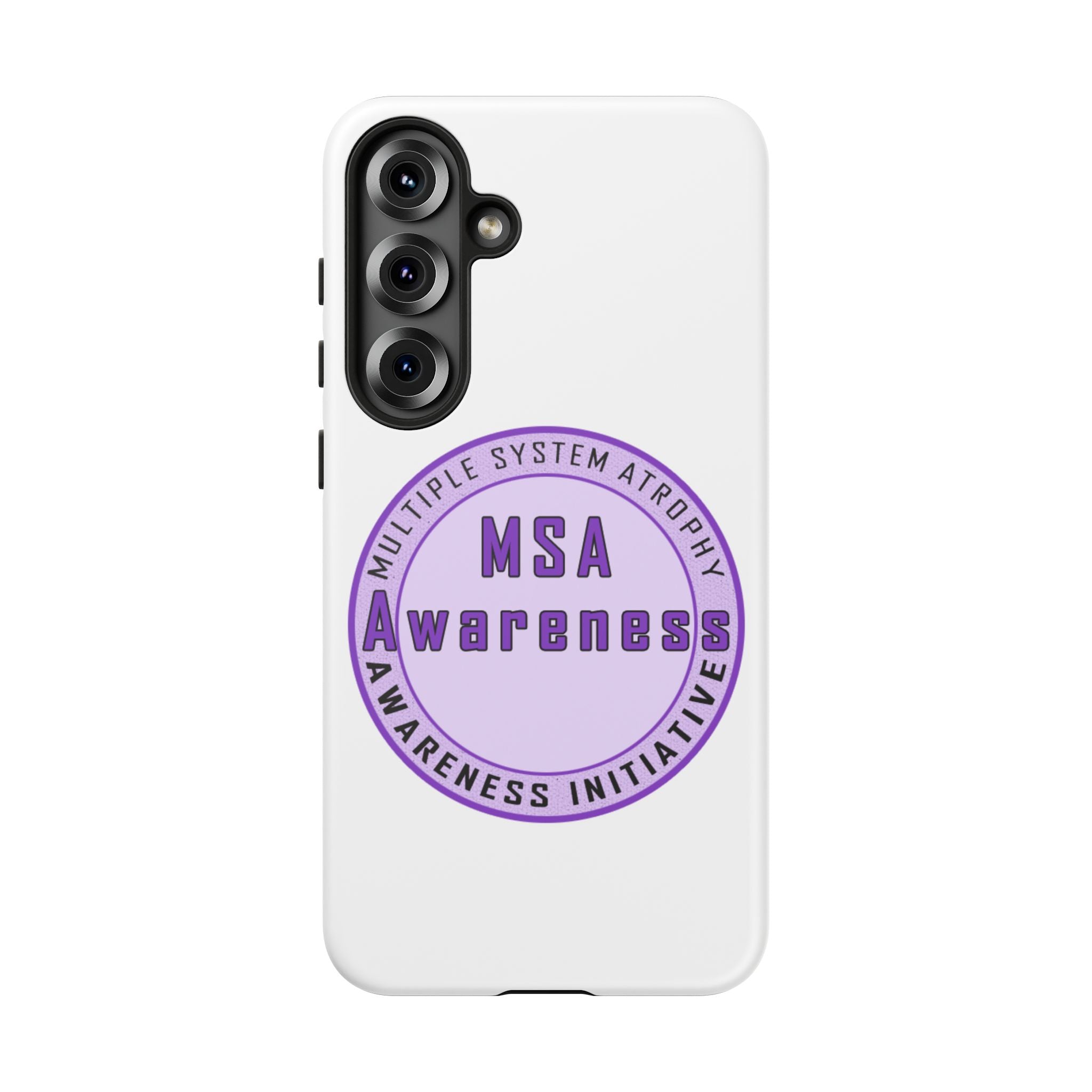 MSA Awareness Phone Case | Tough Cases for Support, Gift for Caregivers, Awareness Month, Customizable Design