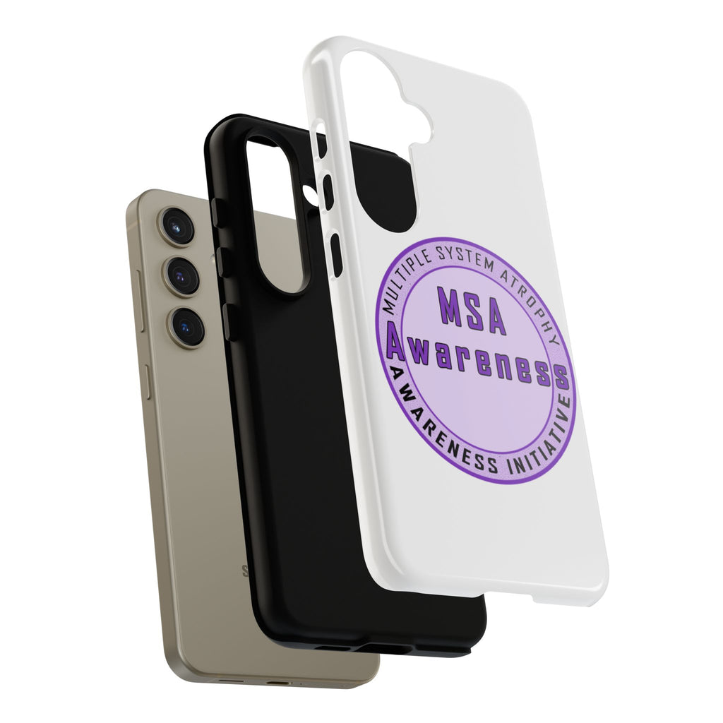 MSA Awareness Phone Case | Tough Cases for Support, Gift for Caregivers, Awareness Month, Customizable Design