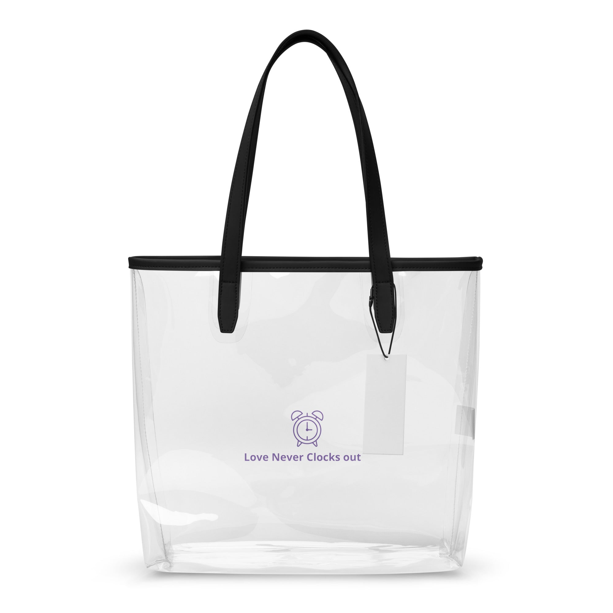 Clear tote bag
