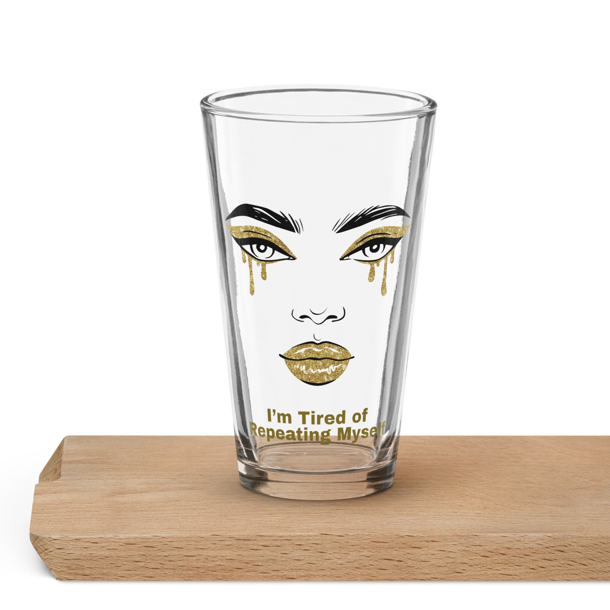 Shaker pint glass